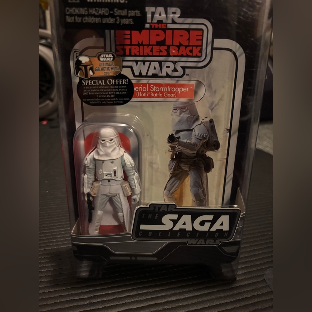 Star Wars Saga collection snowtrooper and biker scout 3.75 in.